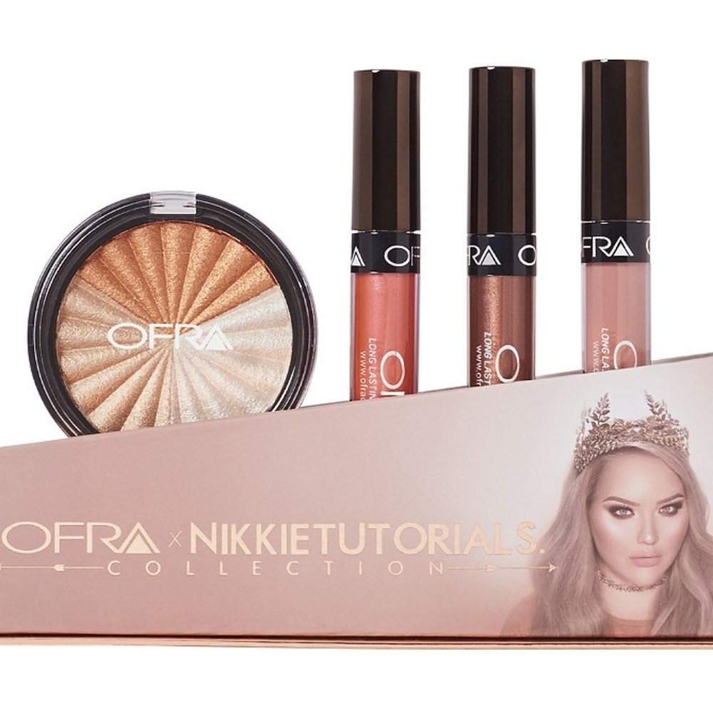 Ofra Nikkietutorial highlighter 3 liquid lips set
